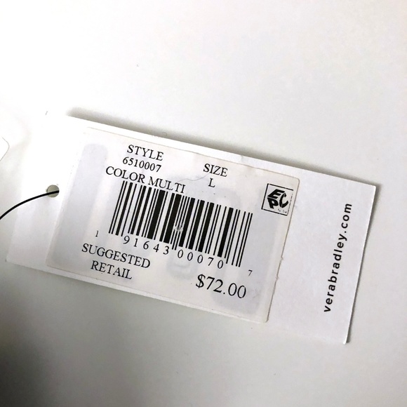 Vera Bradley Bikini Top Cuban Stamp Size Large NWT - Picture 4 of 4